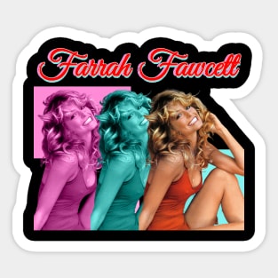 Farrah Retro Sticker